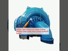 Тип турбины Горизонтальная турбина Фрэнсиса Нержавеющая сталь Руководство Ване Фрэнсиса Гидравлическая турбина