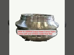 50 кВт до 5000 кВт Выходная мощность Фрэнсис гидротурбина с 1,8 м3/с выходной скоростью потока