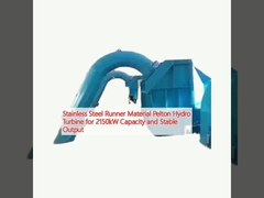 Нержавеющая сталь для гидротурбины Пелтона мощностью 2150 кВт и стабильной мощностью