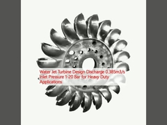 Дизайн водяной турбины Разряд 0,385 м3/с Впускное давление 1-20 бар для тяжелых применений