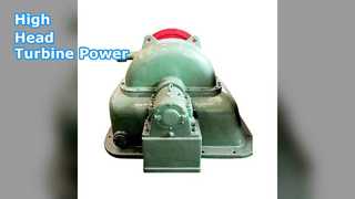 Мощность турбины Пелтона с высоким напором