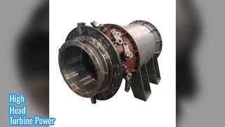 Производство электроэнергии с помощью водяных турбин с высоким напором