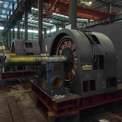 Эффективность напора воды 94% генератора 600kw 100m 750RPM Pelton гидро