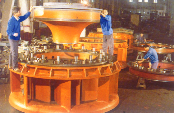 Вертикальная гидротурбина Kaplan мощностью 300 кВт с CNC лопатками из нержавеющей стали