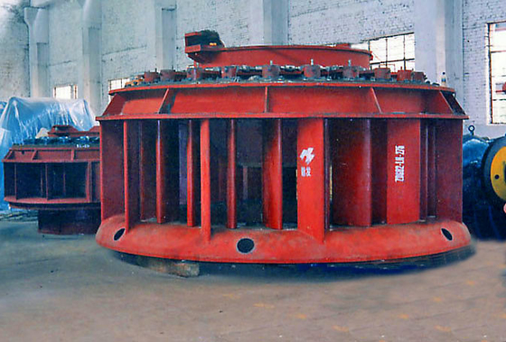 Kaplan Hydro Turbine 400V синхронный генератор с материалом ZG20SiMn Guide Vanes