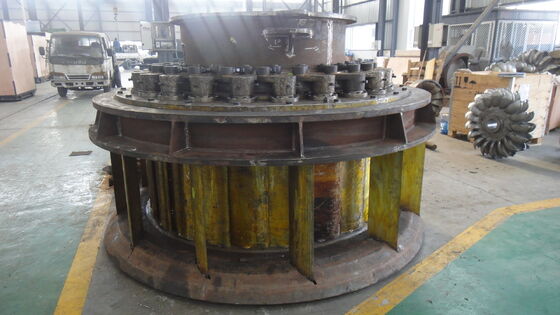 Гидротурбина Каплана с регулируемыми рулевыми колесами, нержавеющей стальной лопатой и 6300В генератором напряжения для эффективной гидроэнергии