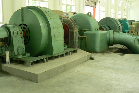 диаметр бегуна генератора турбины 0.6m воды 500kw вертикальный Pelton