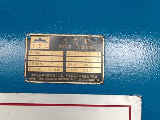 1250кВт Пелтонский генератор водяных турбин