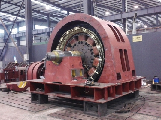 гидро возбуждение кремния 600v генератора энергии 60Hz воды 600kw горизонтальное статическое