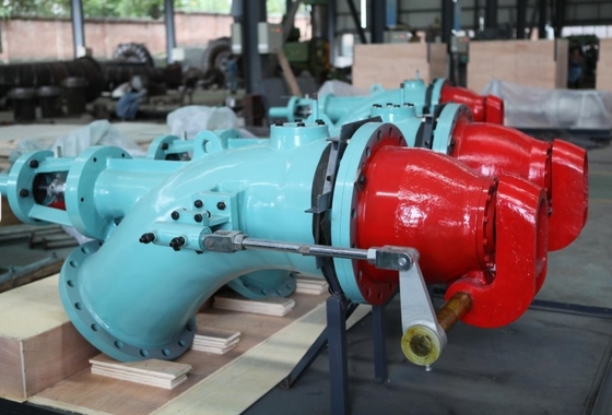 Генератор колеса активной турбины 700kw Turgo Turgo стали отливки