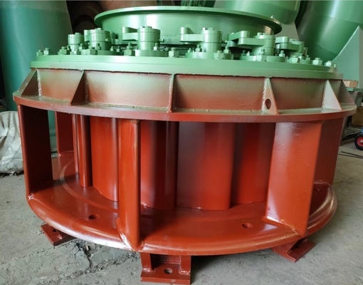система вертикального гидро лезвия бегуна турбины 650kw фиксированного двойная регулированная