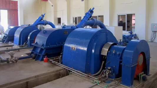 Нержавеющая сталь ASTM A473 S41500 Материал бегуна Пелтонская гидротурбина для давления входа 1-20 бар