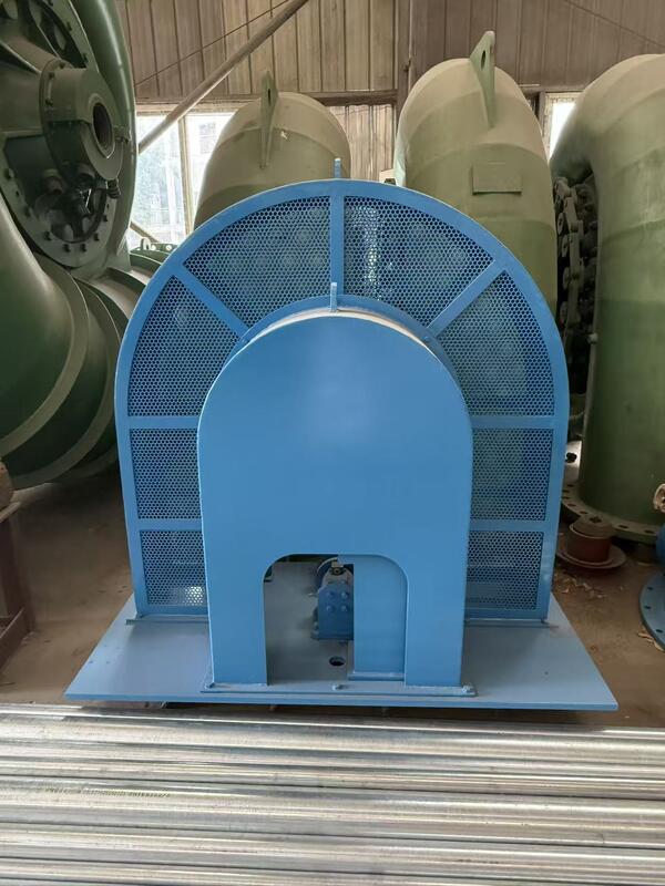 Многоценарийный гидротурбинный генератор с безраспределительным возбуждением и медными кабелями