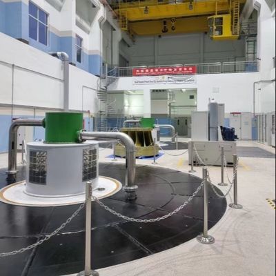 Вертикальная гидротурбина Каплана с регулируемыми лопастями и рабочим колесом из нержавеющей стали для выработки электроэнергии на гидроэлектростанции напряжением 6300 В