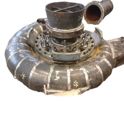 Выходная мощность 50 кВт до 5000 кВт Фрэнсис гидротурбина с спиральным корпусом из углеродистой стали Q345 и номинальной головкой 50 M-120m