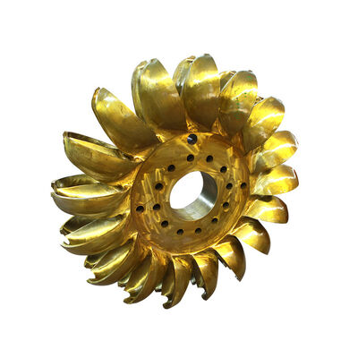 Гидротурбина Пелтона с номинальным напором 134 м, рабочим колесом из нержавеющей стали и автоматическим или ручным управлением