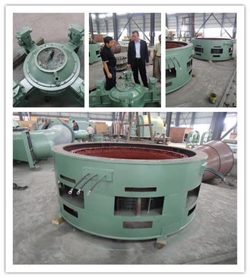 По вертикали низкий генератор турбины 42m Kaplan головы 980kw 3m3/S
